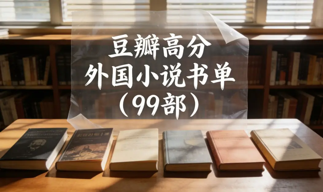 豆瓣高分外国小说书单99部大合集电子书